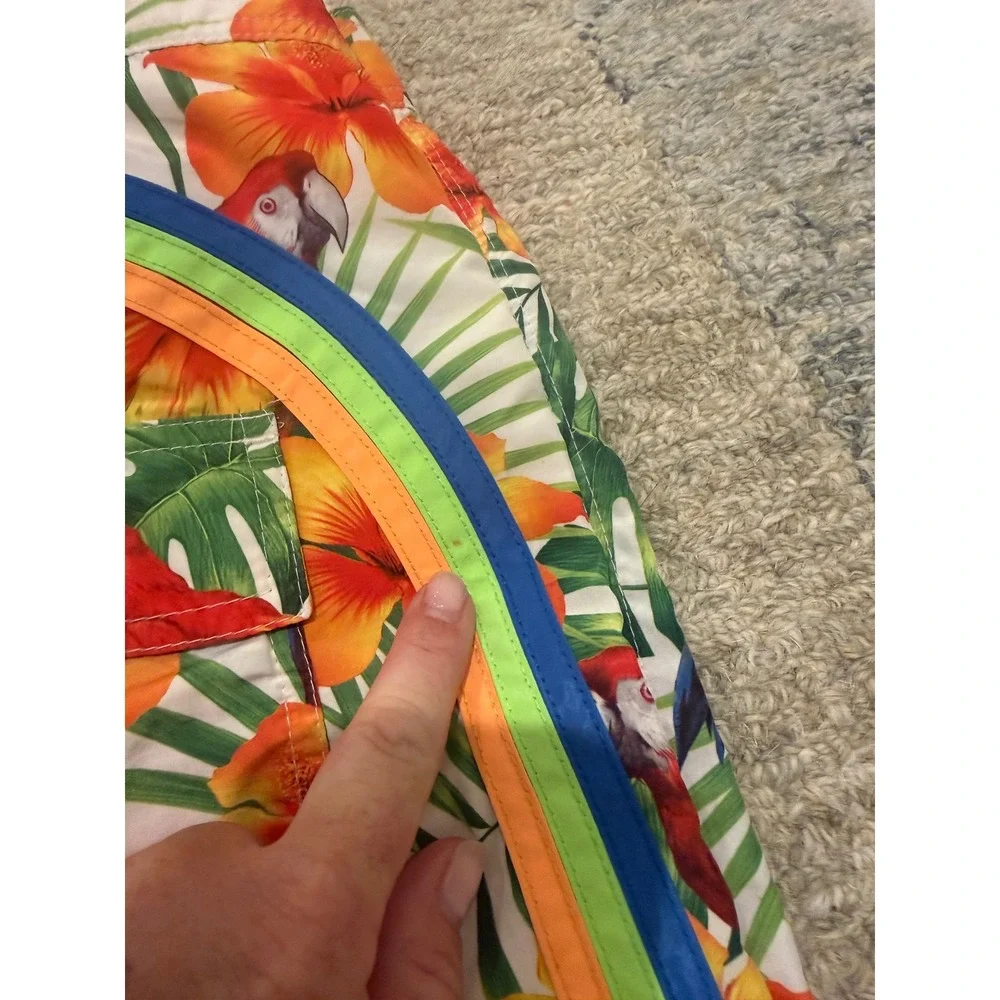 Men's sundek parrot rainbow board shorts